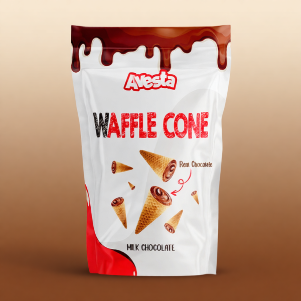 Gluten-Free Halal Fruit Chocolate Cone