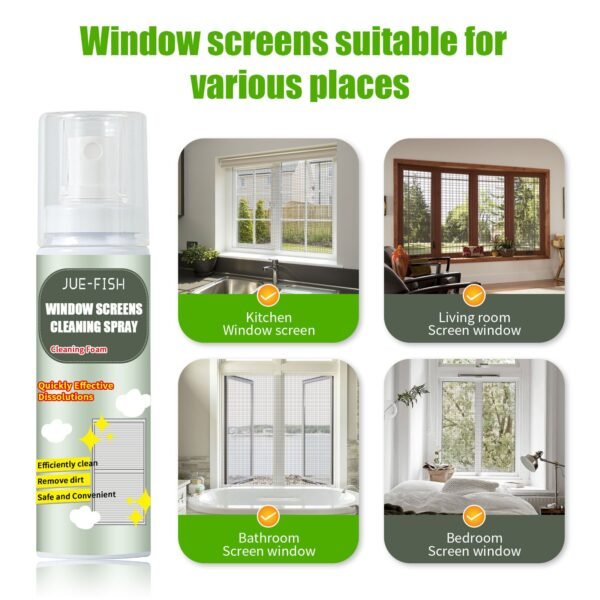Window & Screen Foam Cleaning Spray