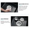 Double Bowl Undermount Quartz Sink