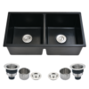 Double Bowl Undermount Quartz Sink