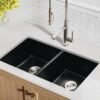 Double Bowl Undermount Quartz Sink