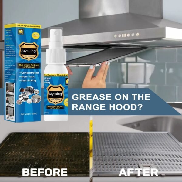 Heavy-Duty Range Hood Degreaser Cleaner