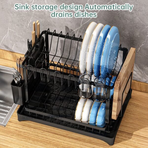 2-Tier Countertop Dish Drying Rack