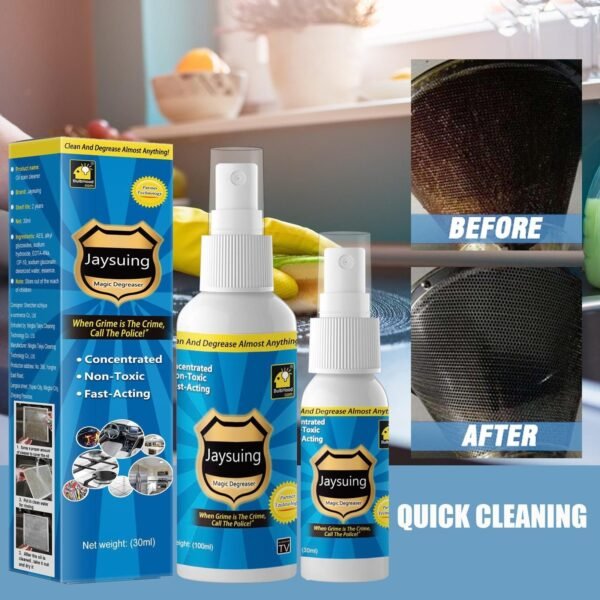 Heavy-Duty Range Hood Degreaser Cleaner