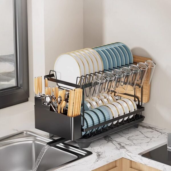 2-Tier Countertop Dish Drying Rack